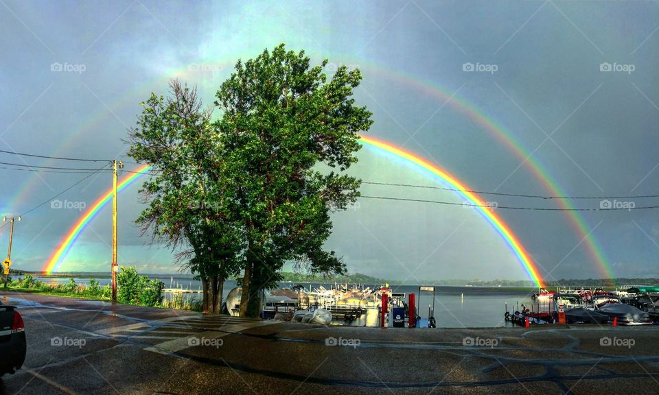 The Brightest double rainbow 