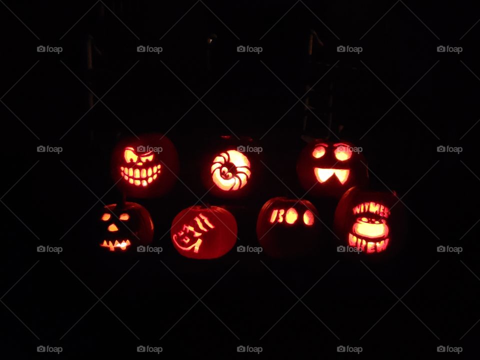 pumpkin carving party with friends!