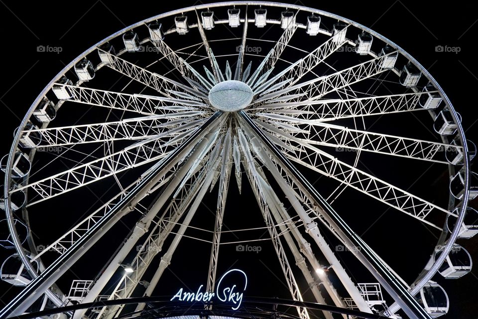 Huge Ferris Wheel in Gdansk .. 