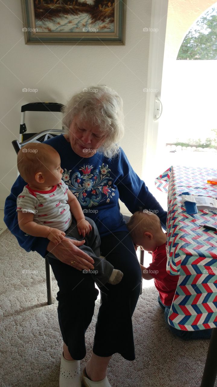 baby and grandma