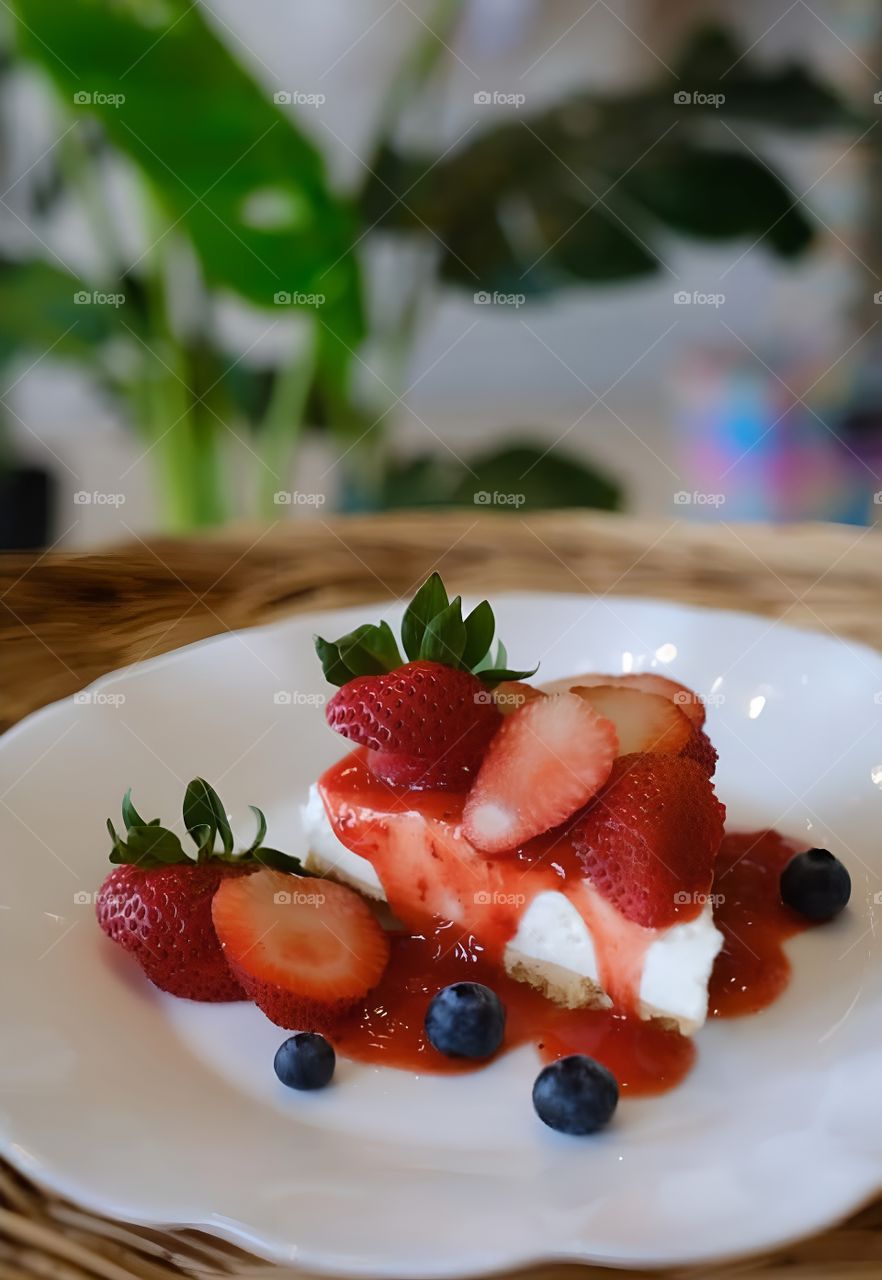 strawberry cheese cake