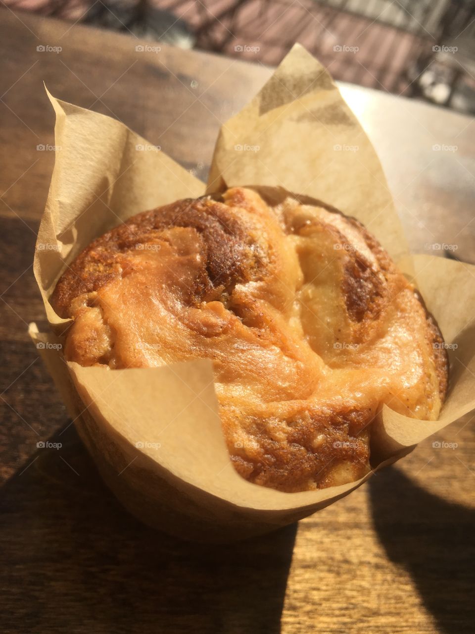 Cheesecake muffin