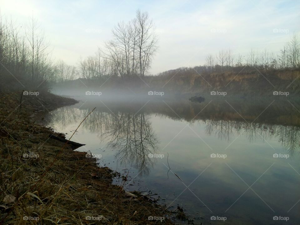 The foggy reflection