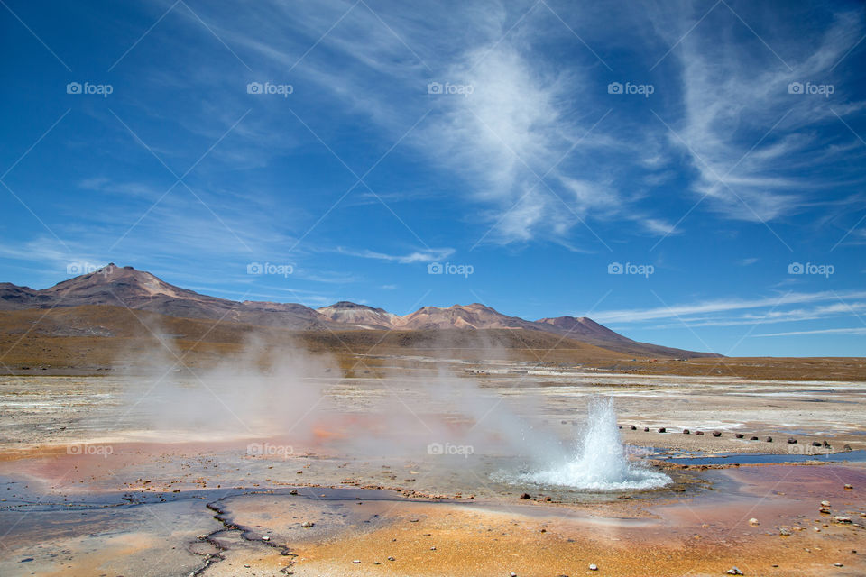 Geyser field El Tatio Chile