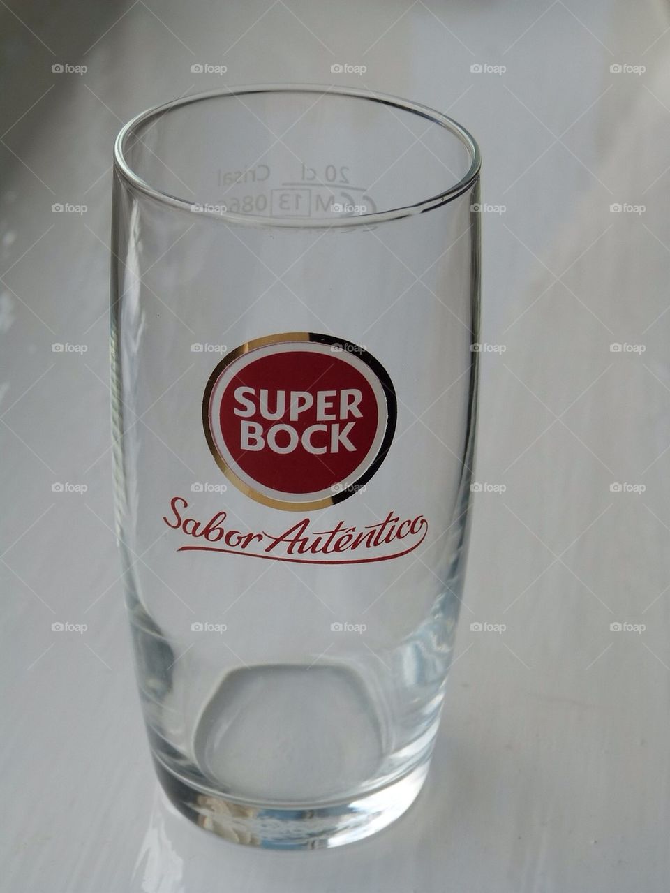 Super bock glass