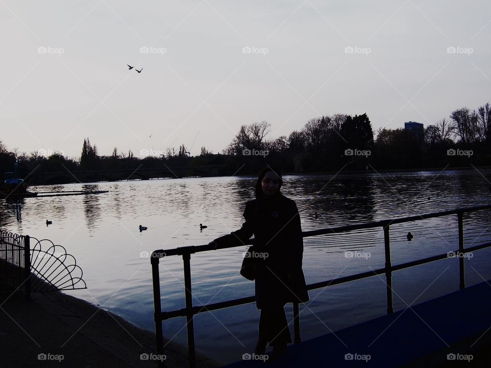  Serpentine lake Hyde park London 