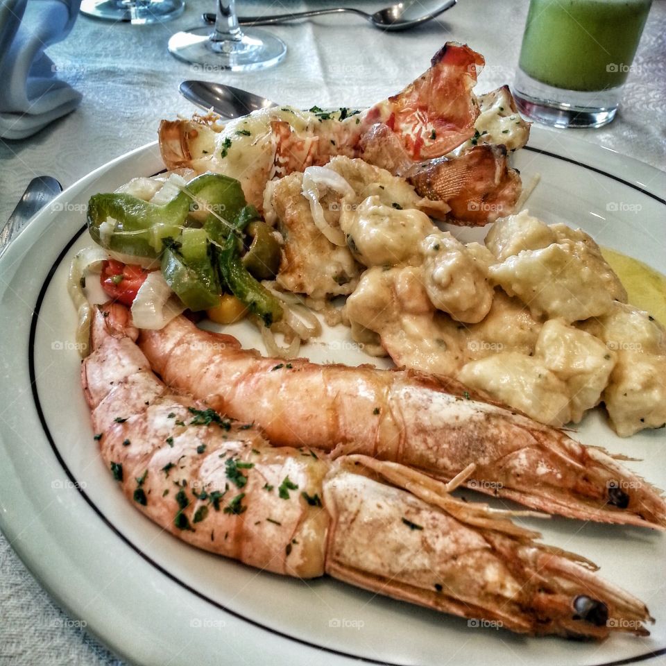 Delicious Shrimps at Sapore