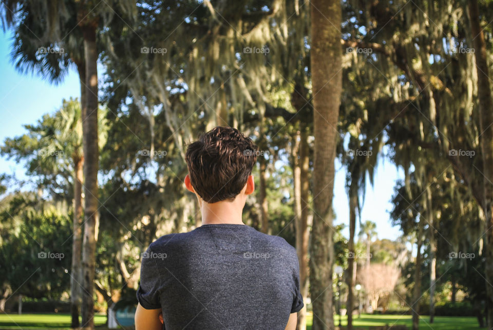 Headshot of man on vacation