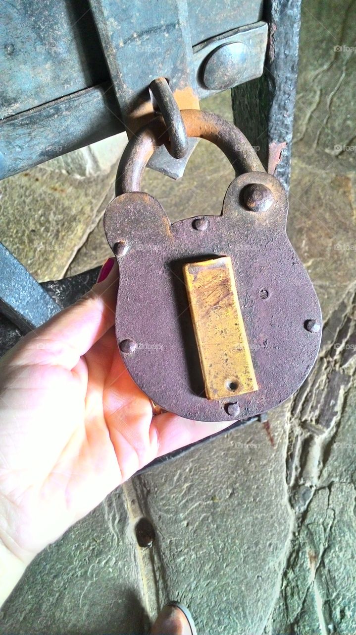 Prison lock of the last century