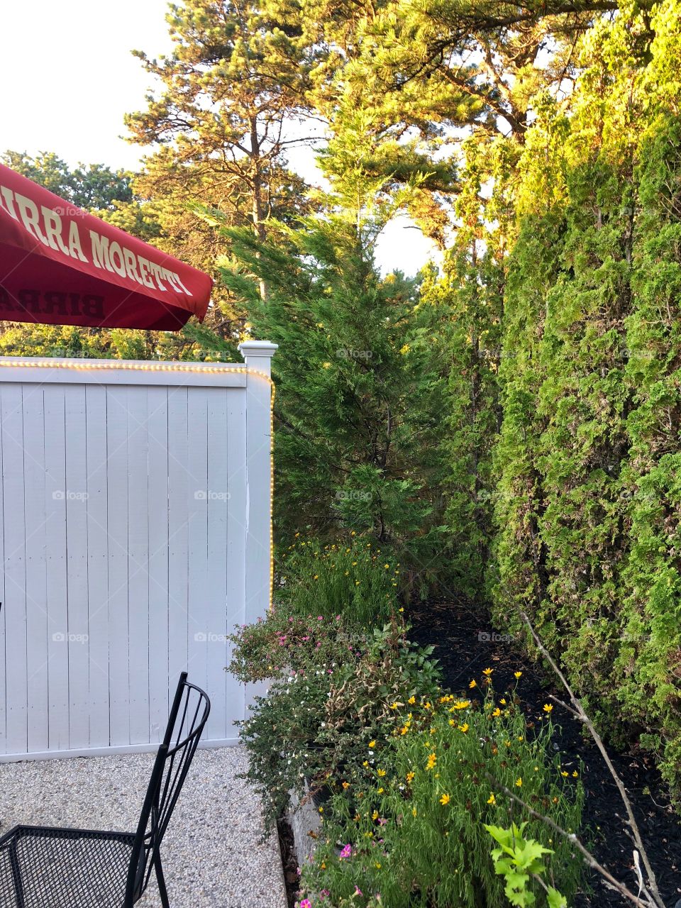 Outdoor dining in Cape Cod