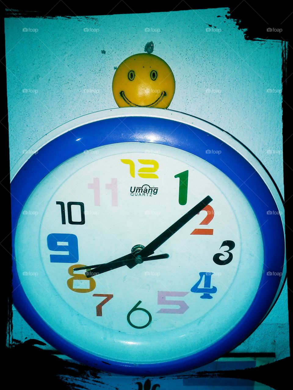 time with smiley