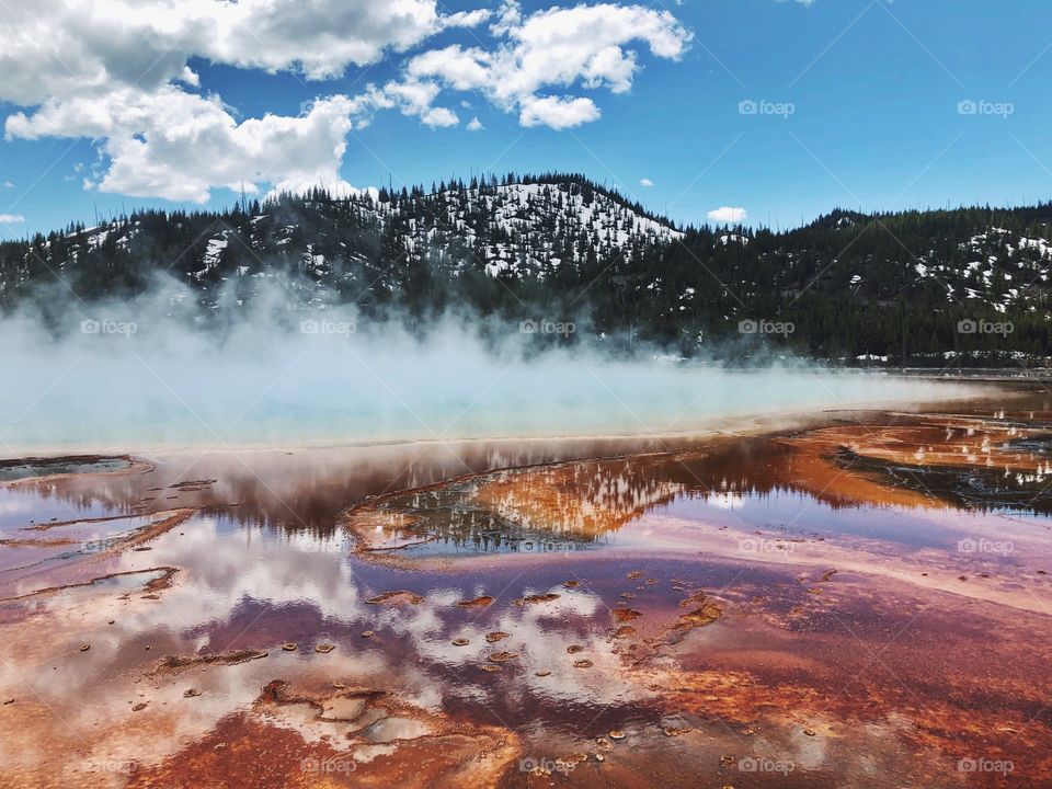 Grand prismatic springs, Yellowstone National Park
