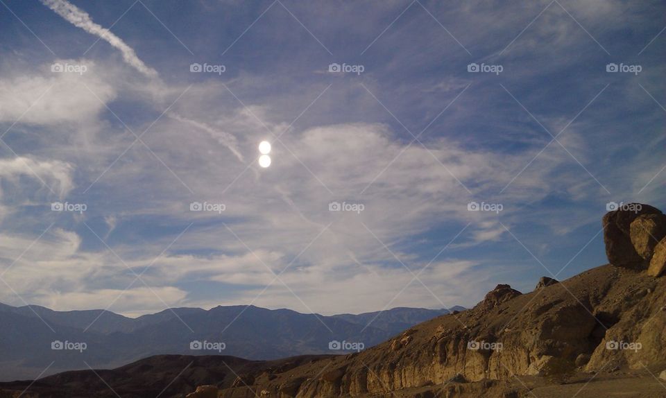 Suns on Death Valley