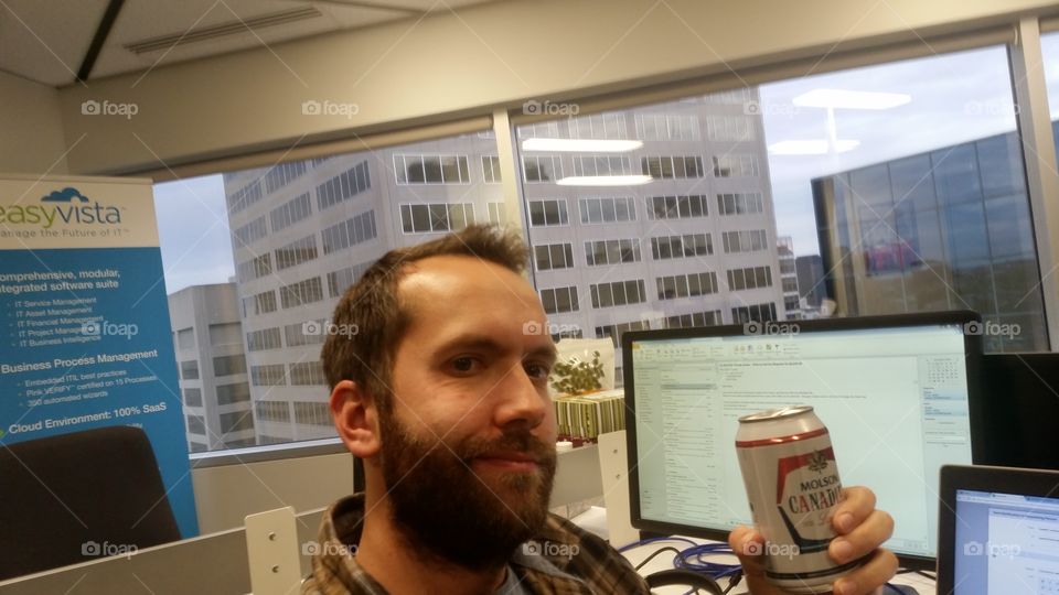 afternoon beer at work