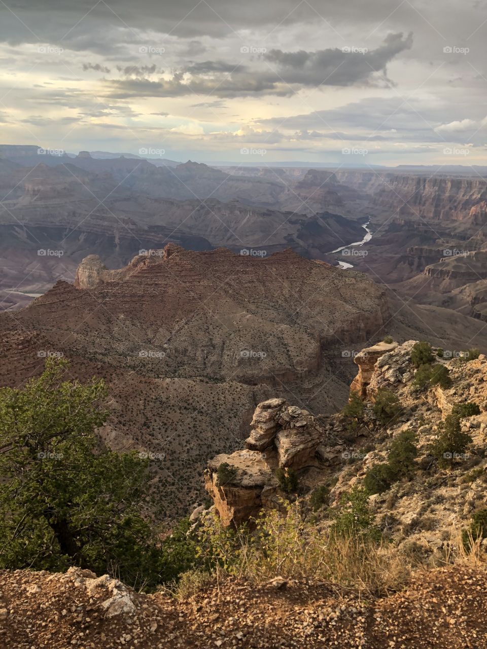 Grand Canyon river path 