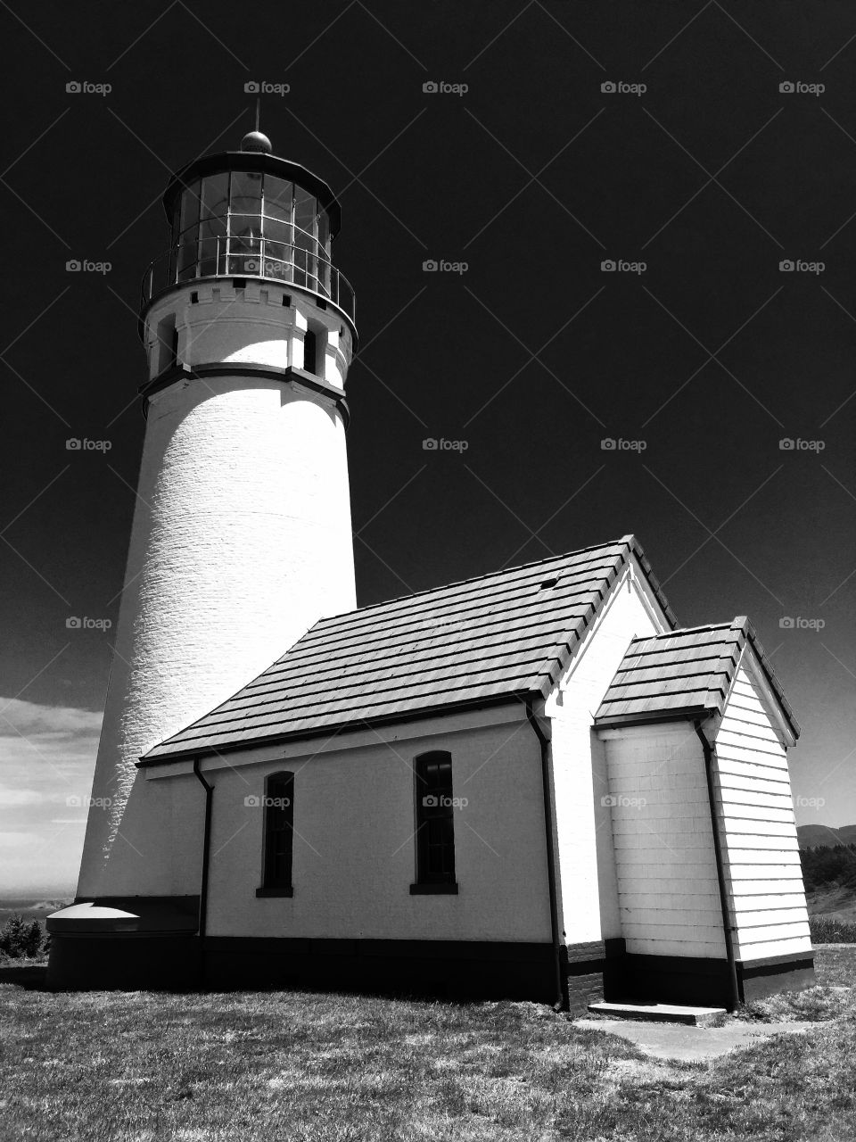 Low angle view of lighthouse