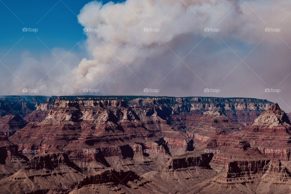 smoke from Grand Canyon