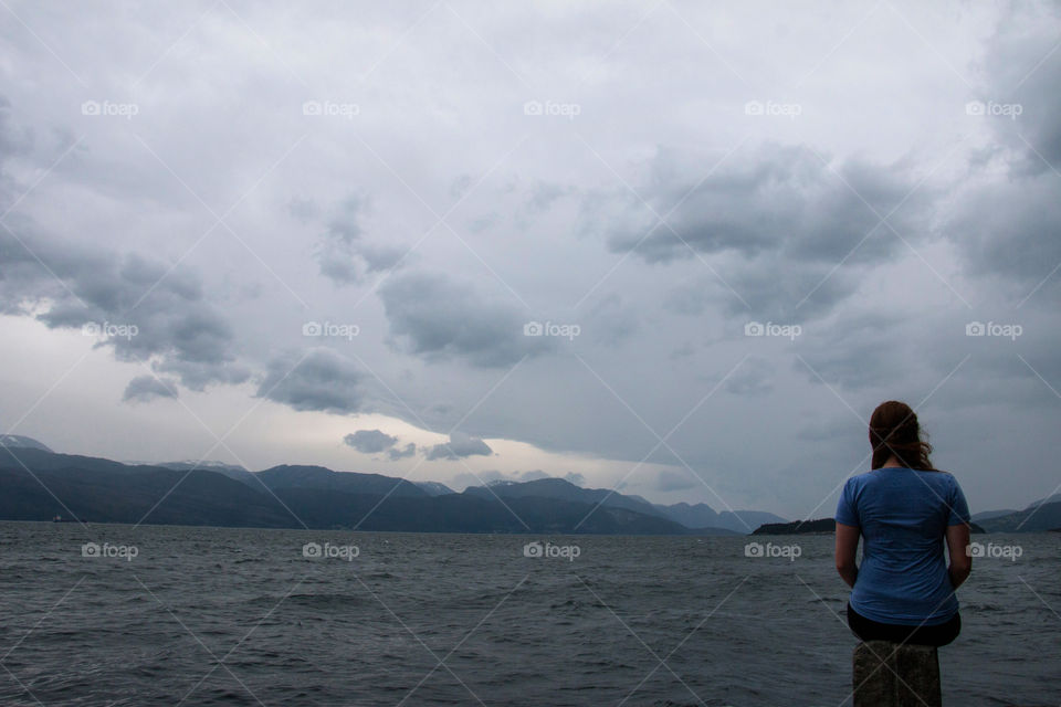 Watching the storm 