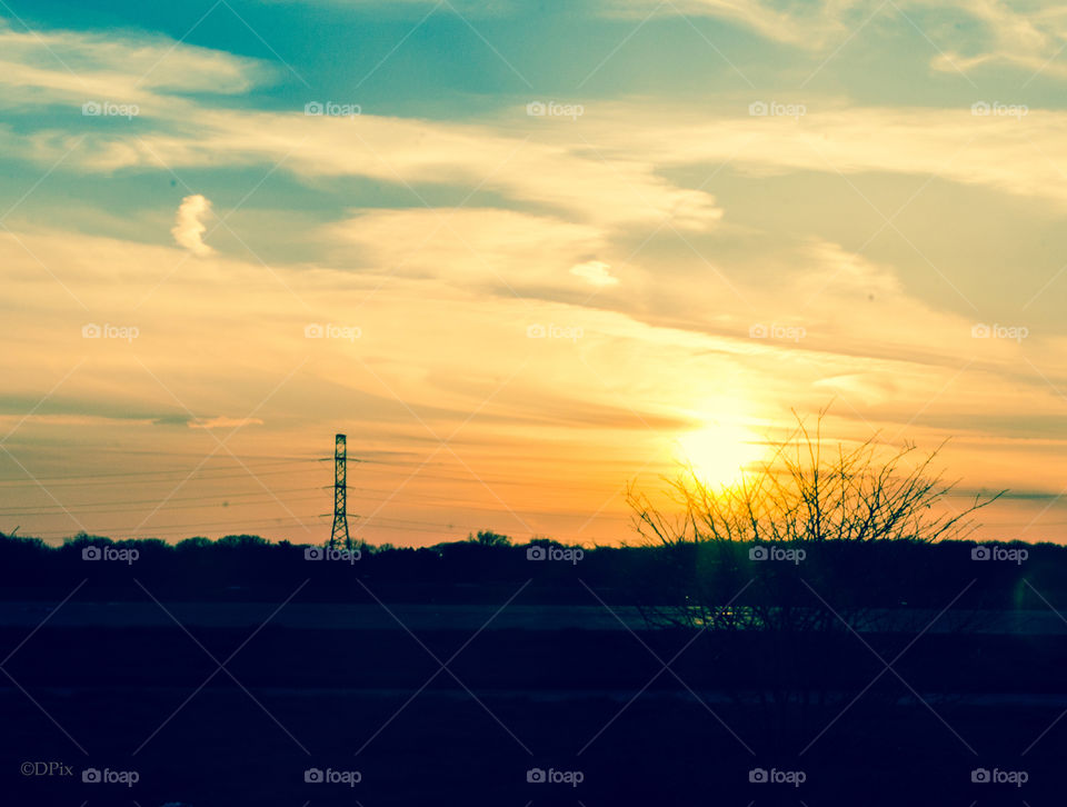 Sunset, Landscape, Dawn, Sky, Nature