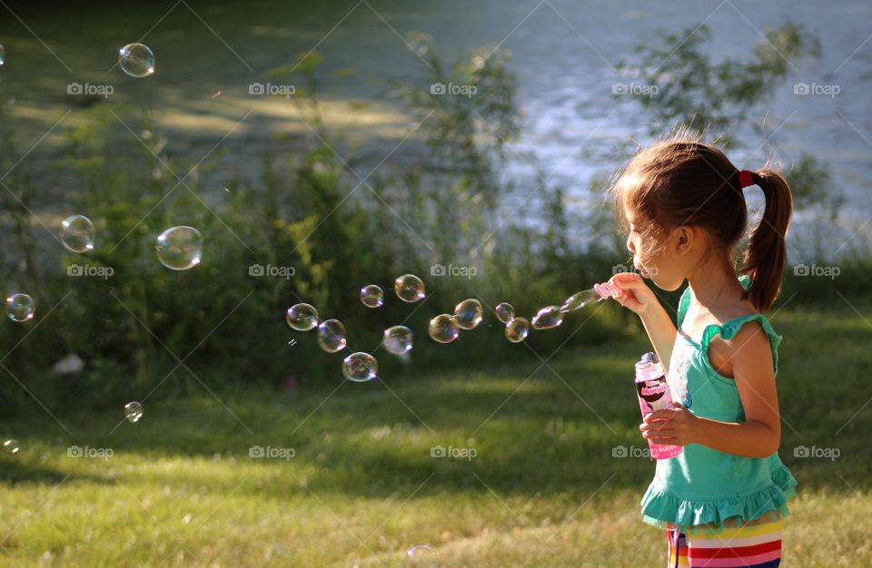 kids playing outside