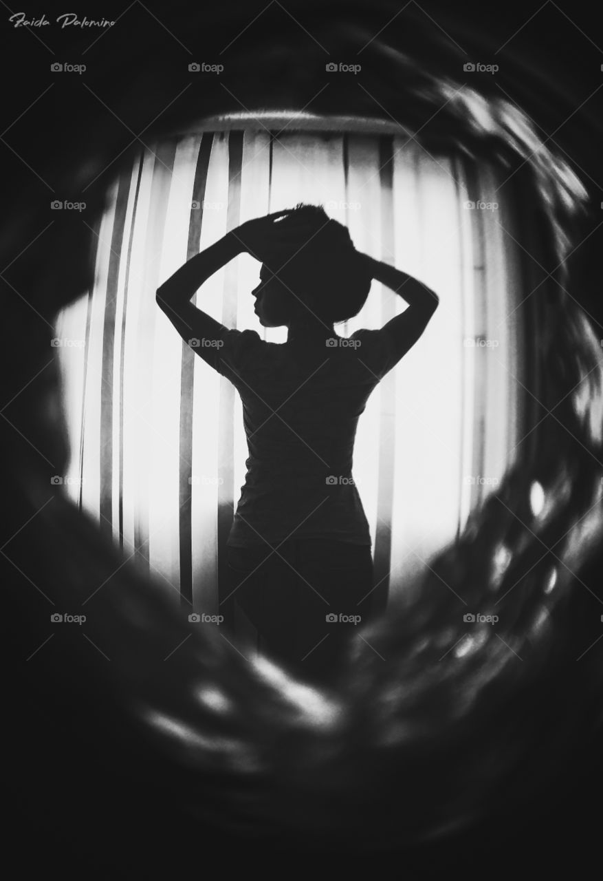 Woman's silhouette