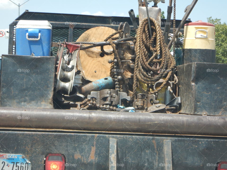 Work Truck. A man's work truck