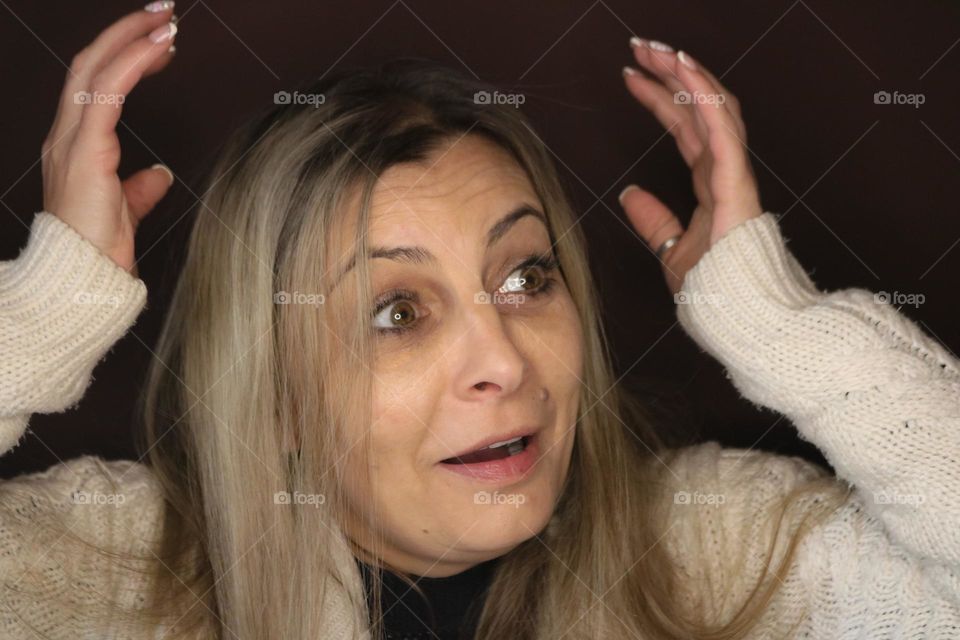 Surprised woman