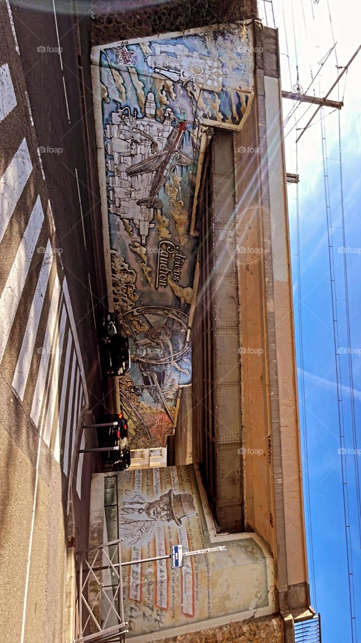 Bridge with art 🖼️