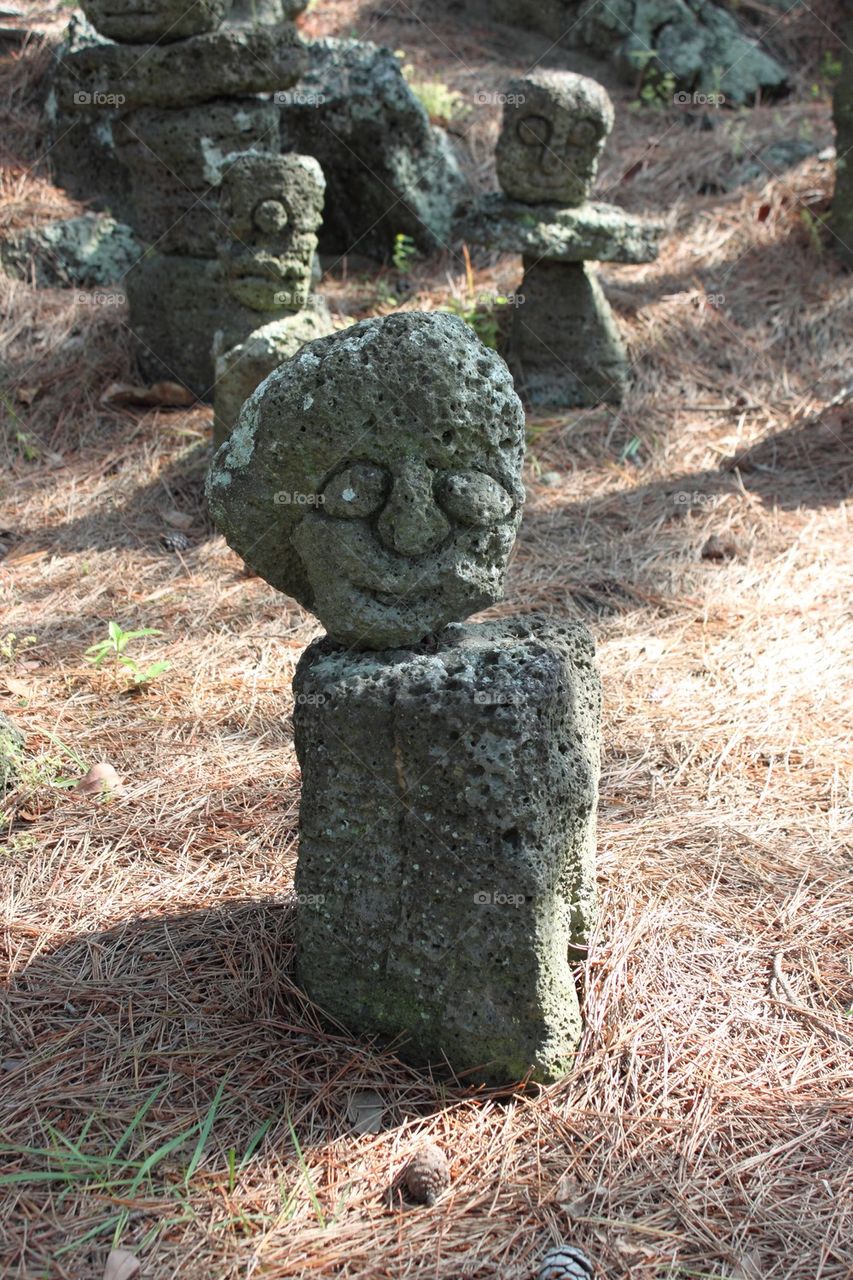 Smiling Rock Statue