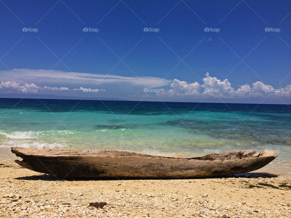 Haitian Beach. This is a wonderful view I had on a mission trip to Haiti. This was take. Our day off from working.