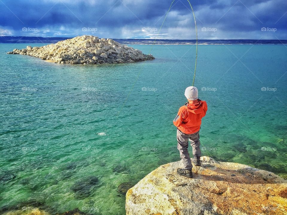 Fishing in Patagonia's Jurassic Lake 