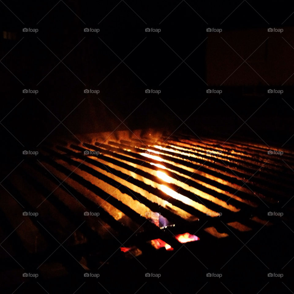 summer fire grill bbq by Kreativation