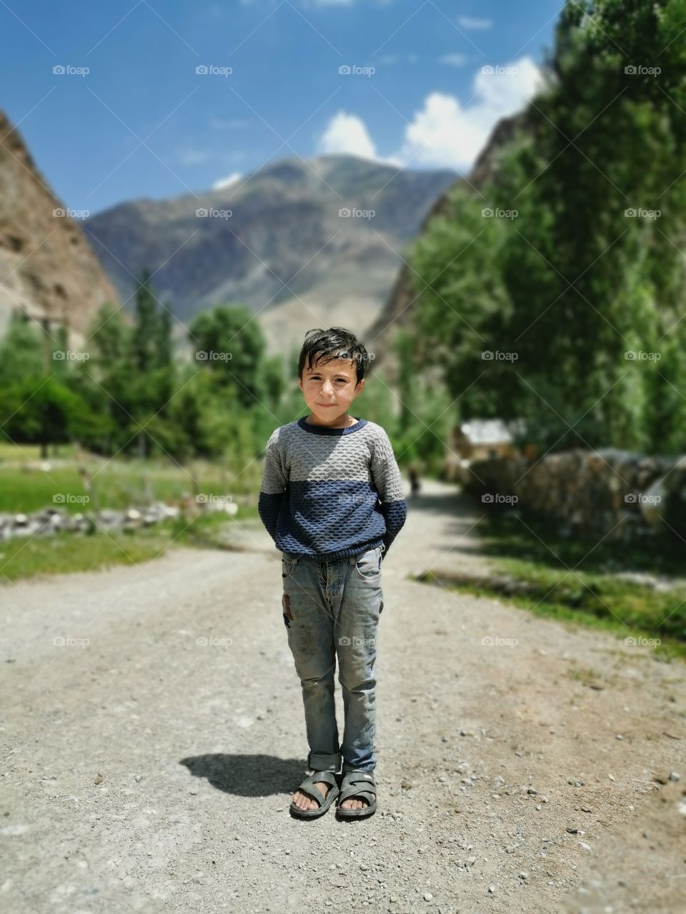 Boy from Tajikistan