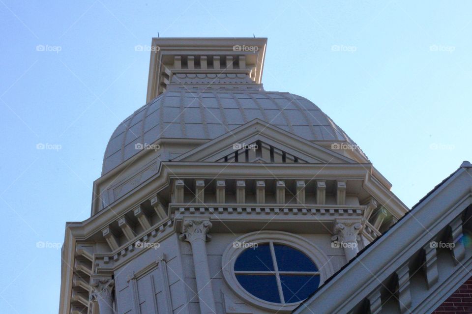 The cupola on an historical building