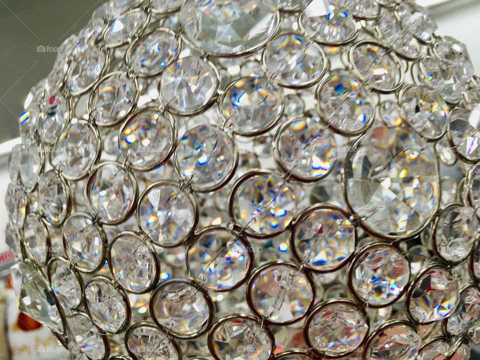 Beautiful sparkling crystal ball