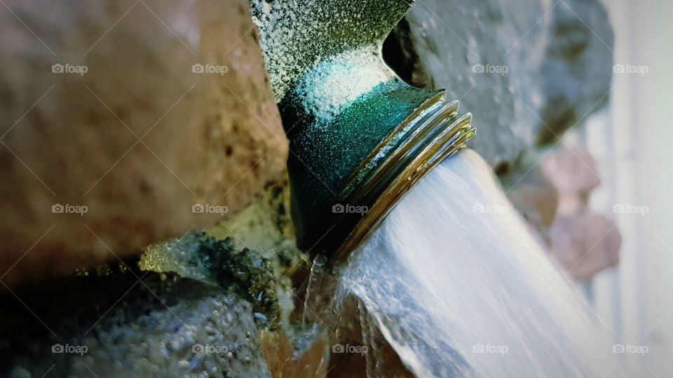 Faucet out of the wall