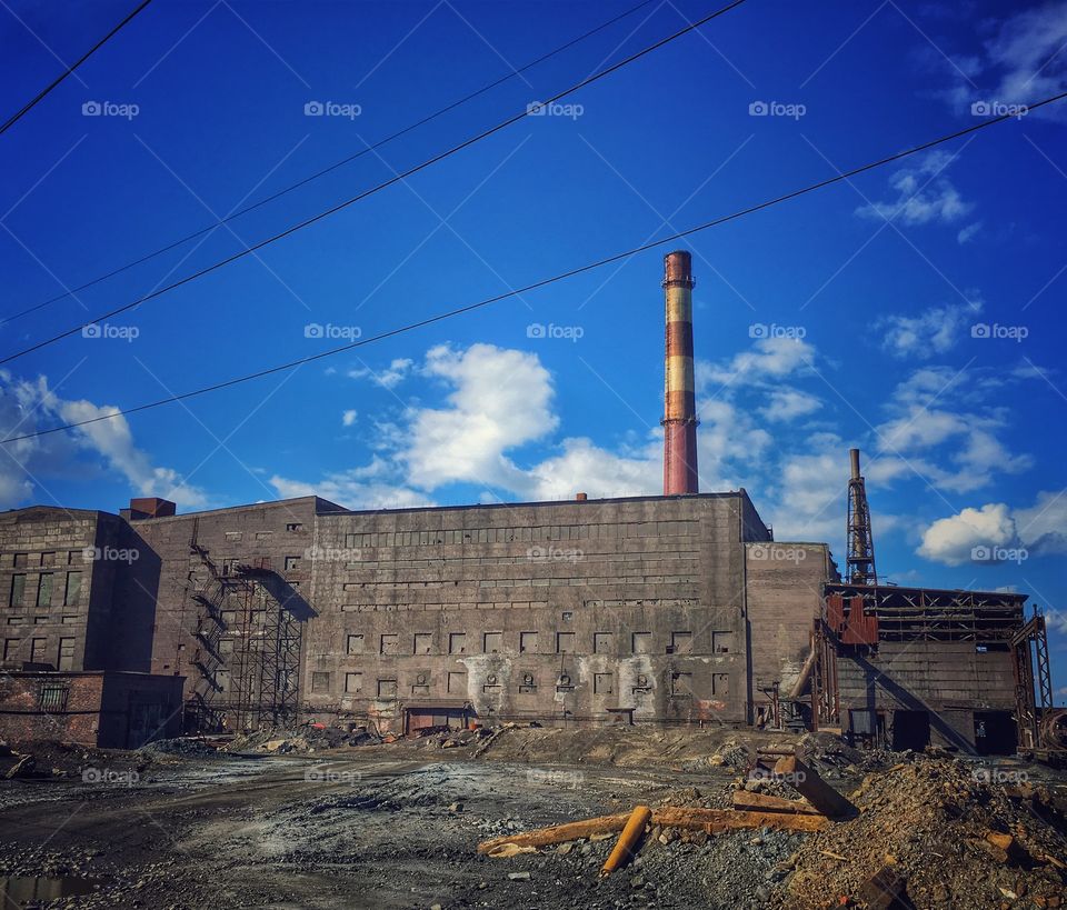 Old metallurgic factory 