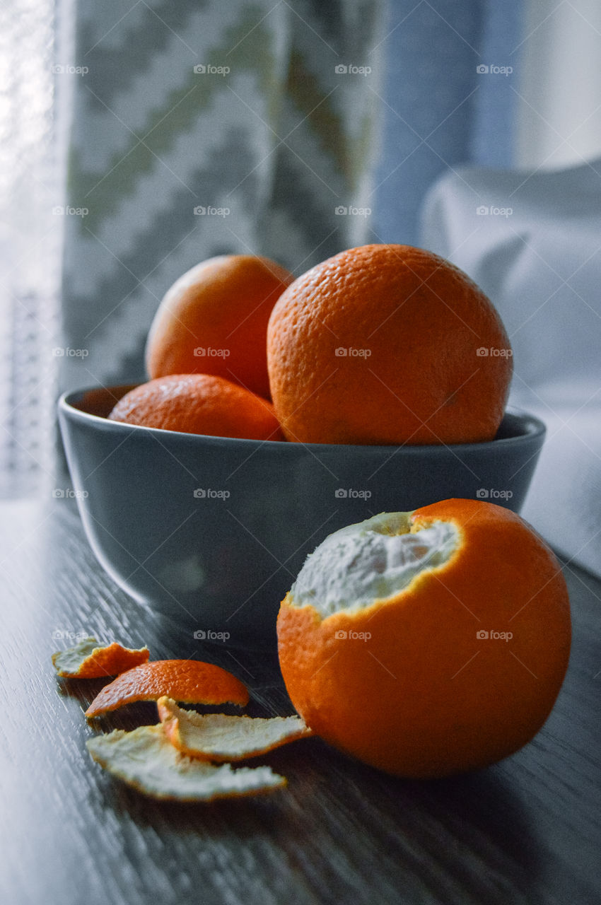 Tangerines, as a symbol of the New Year, are very fragrant and smell of childhood, a fairy tale