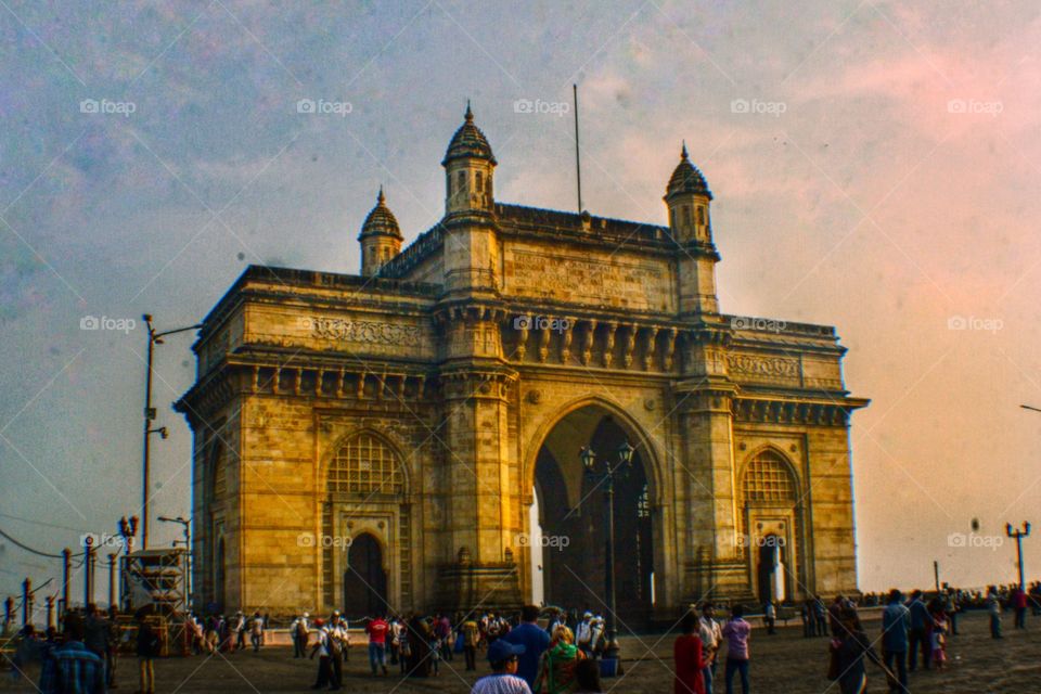 A monument located in the city of Mumbai known as Gateway Of India.