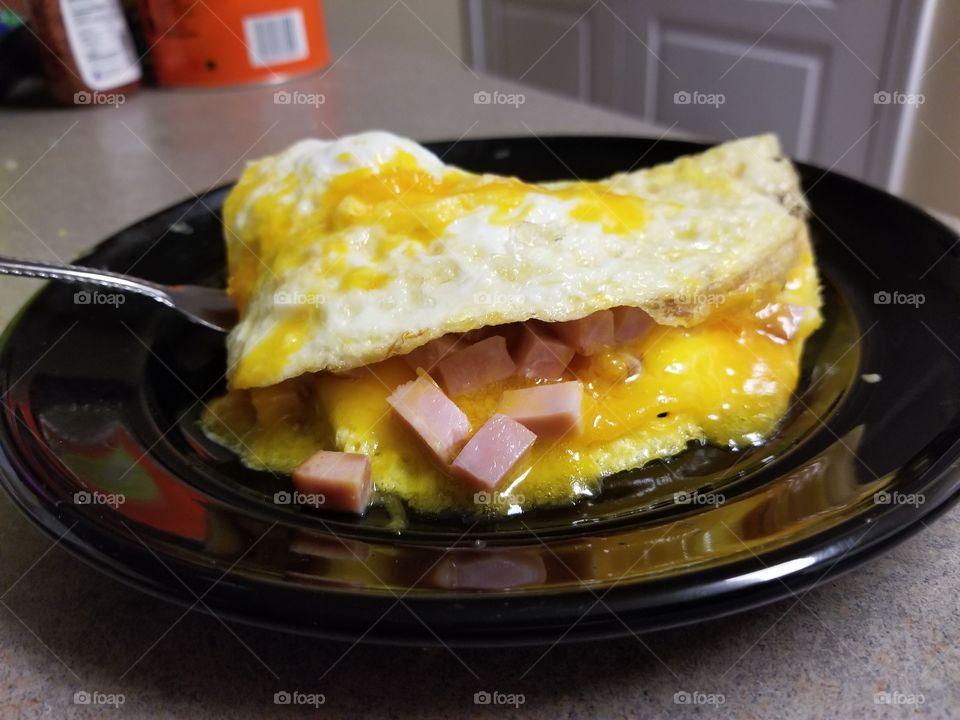 Cooked omelets