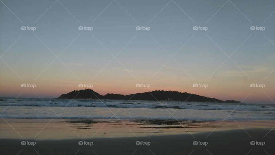 Island of Campeche in front of Island Florianópolis,  Brasil