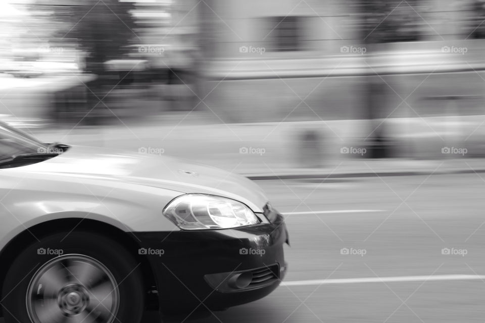 car speed blur chicago by dclopez