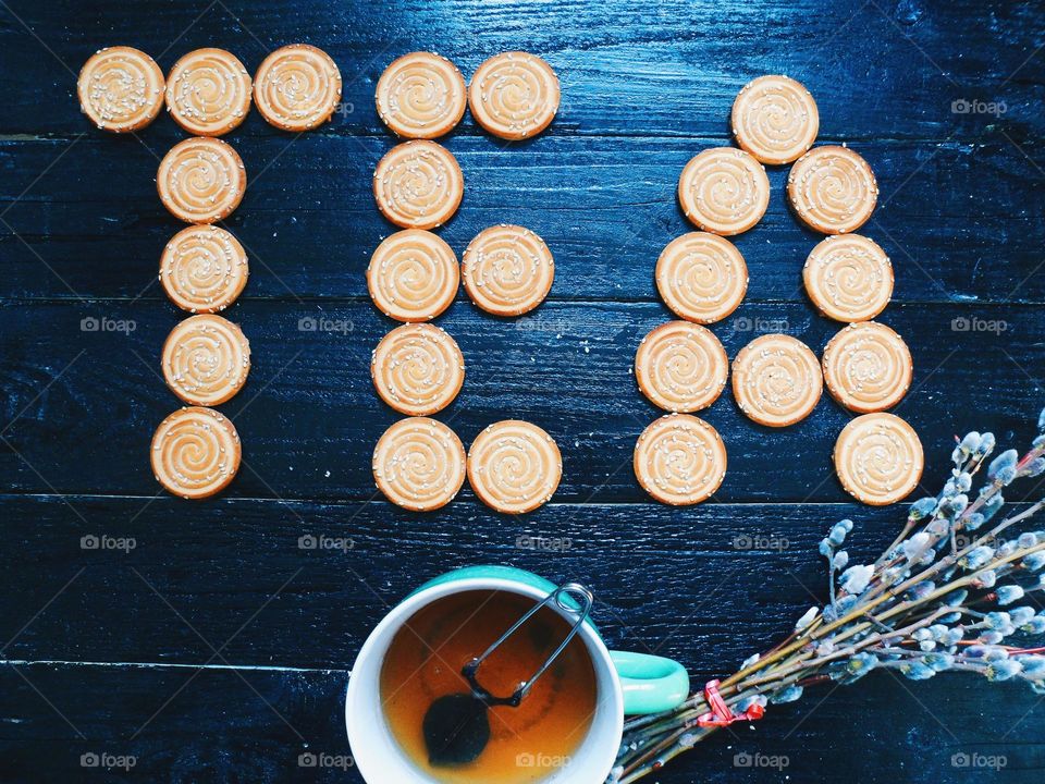 tea and cookies