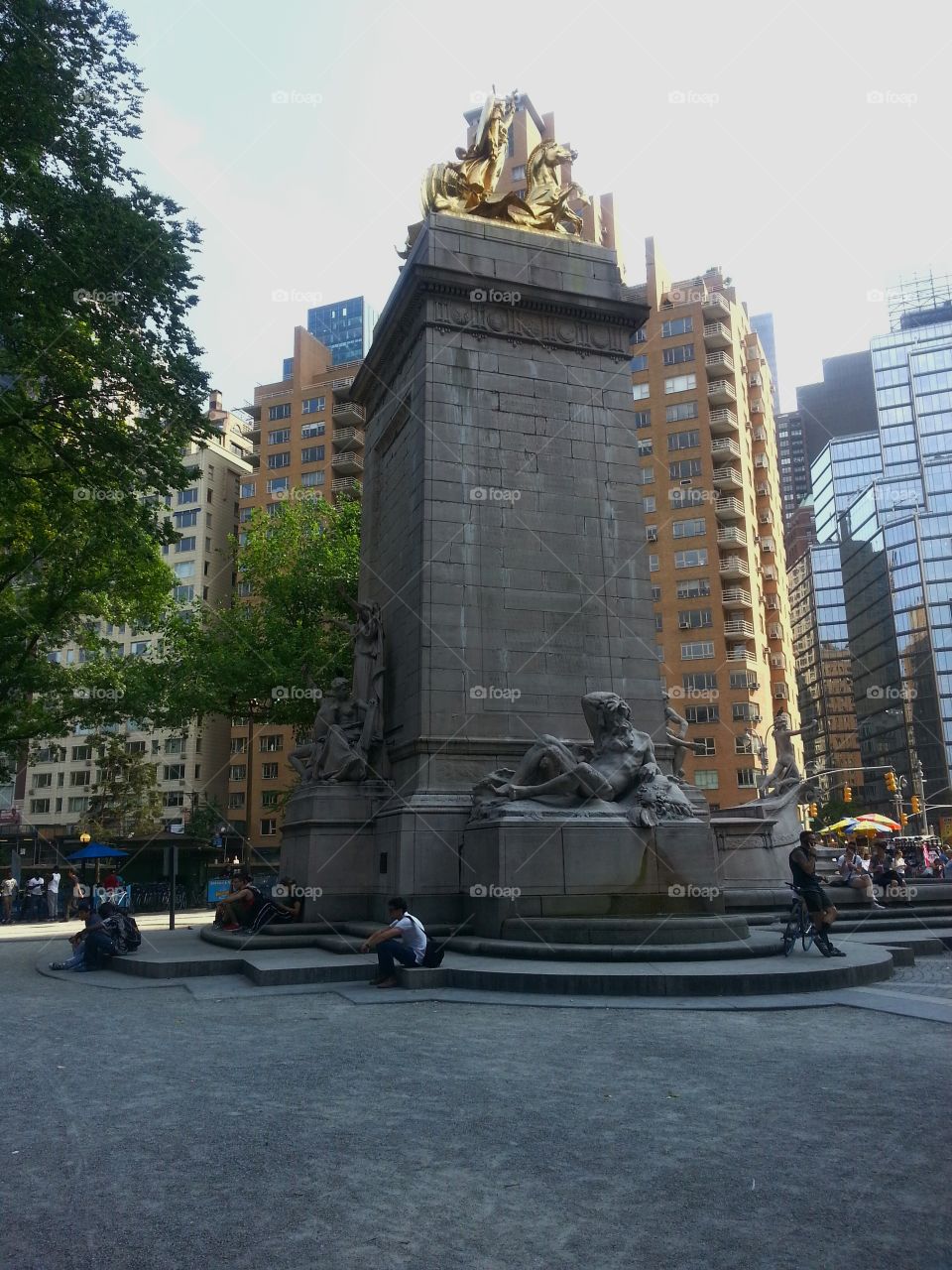 new York city sculpture. This is a picture of a beautiful sculpture that I saw in New York city while visiting there on vacation