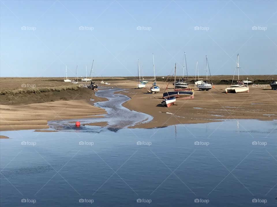 Autumn day in Wells Next To Sea