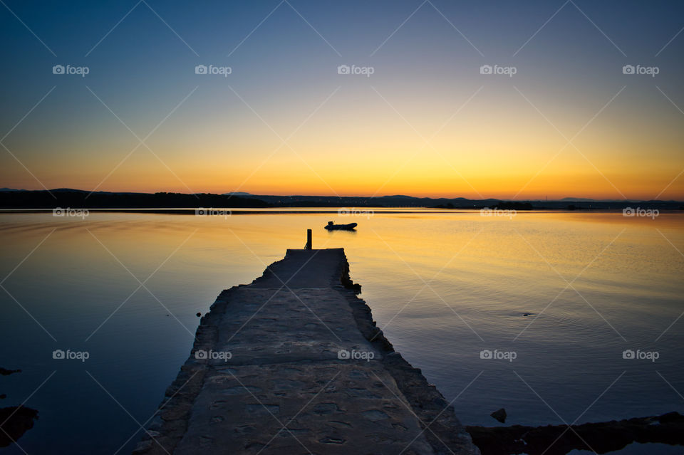 Island Pasman sunrise, Croatia