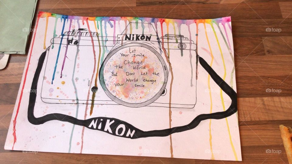 One of best friend's drawings. She still won't admit that she's talented!