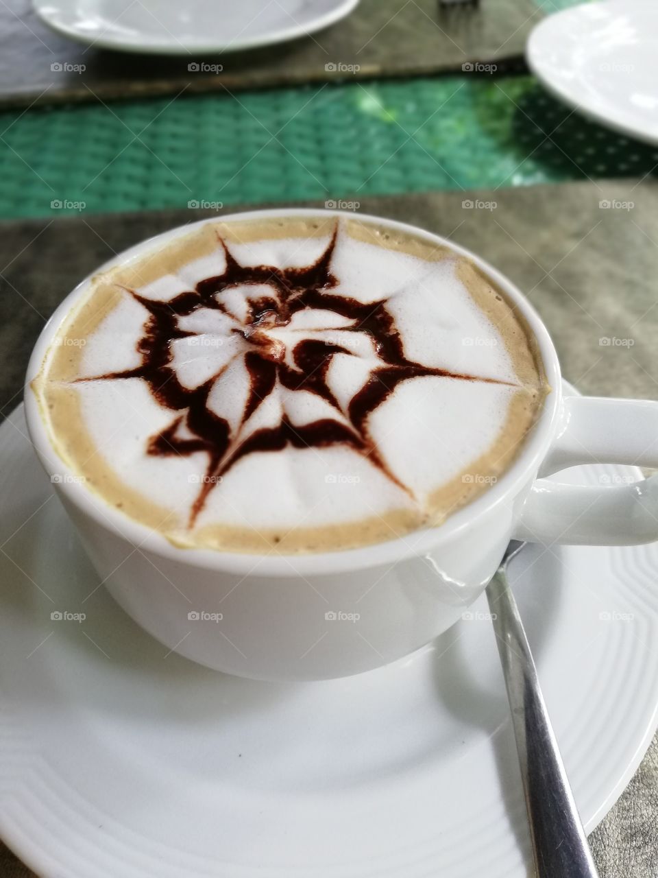 hot cappuccino
