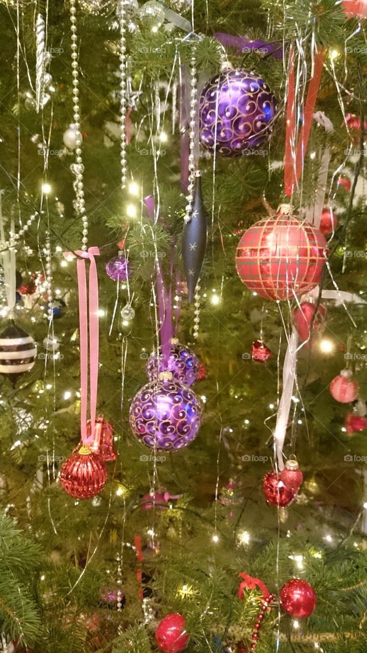 Christmastree with ornaments