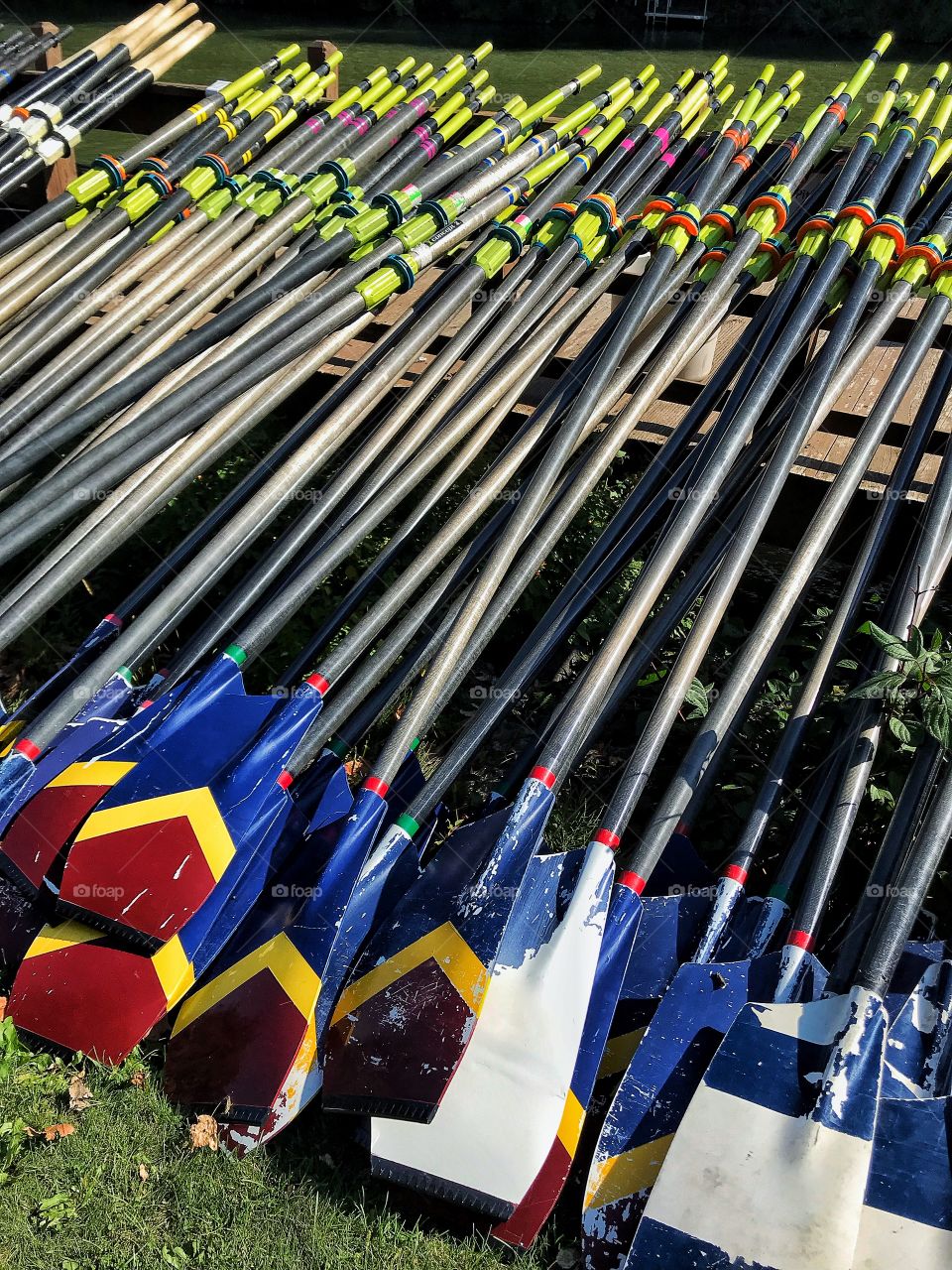 Rowing oars